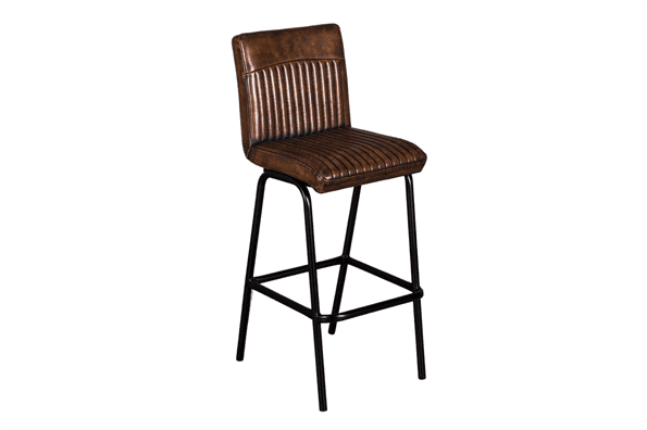 Industrieller Barhocker | Hocker Luxus braun 6528