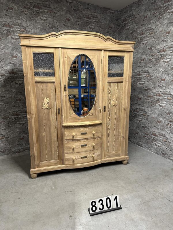 Antique pine wardrobe