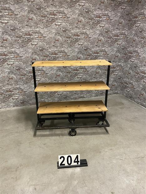 Industrial retro vintage cart | Rack on wheels