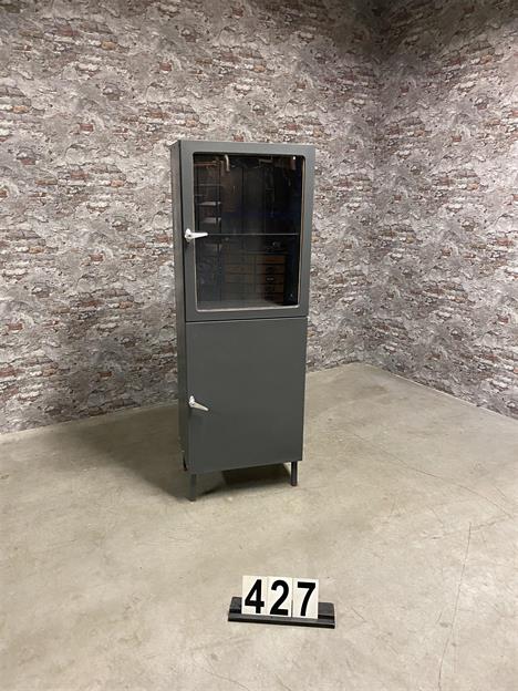 Industrial retro doctor's cabinet/apothecary cabinet