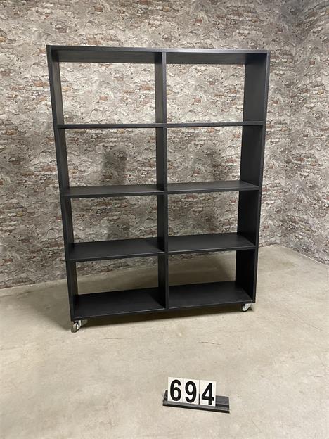 Black rack on wheels