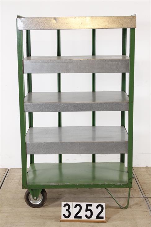 Vintage storage cabinet on wheels