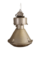 Industrial vintage original factory lamp