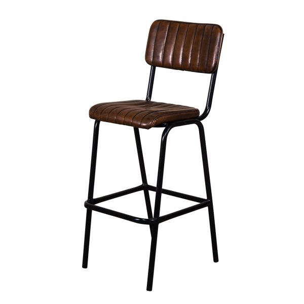 Industrial style bar stool Brown 6510