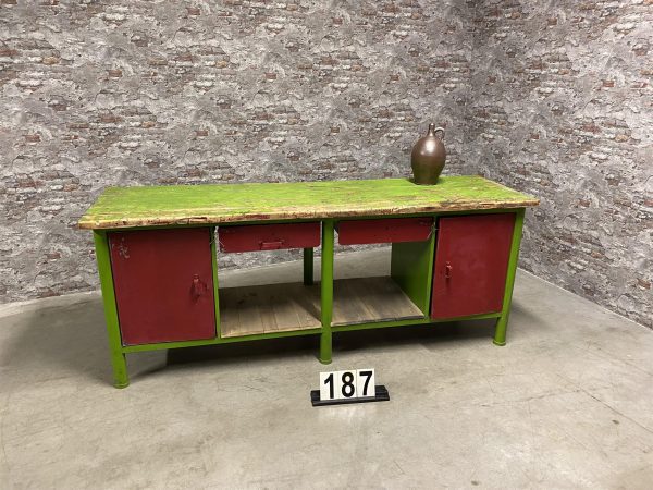 Industrial retro vintage workbench 187