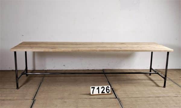 Industrial table | dining room table | custom made 7126