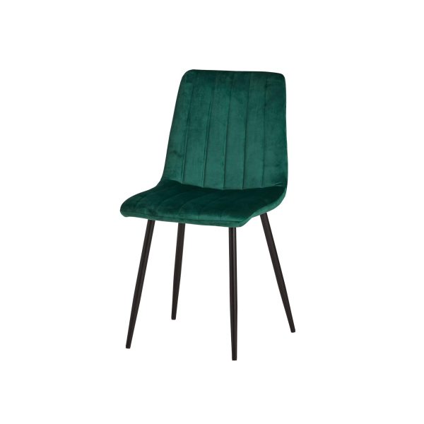 Dining chair Dona Velvet green