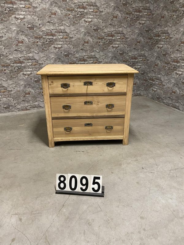 Antique pine chest of drawers | Restored 8095