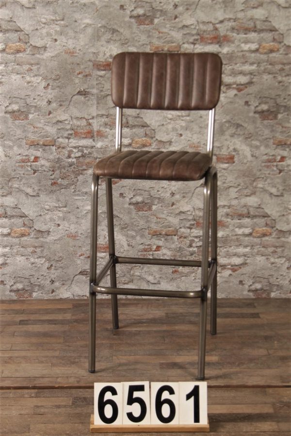 Barstool Leather | Vintage retro look | Catering quality 6561