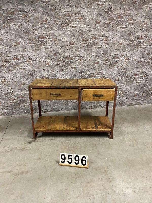 Industrial retro vintage workbench | Sidetable 9596