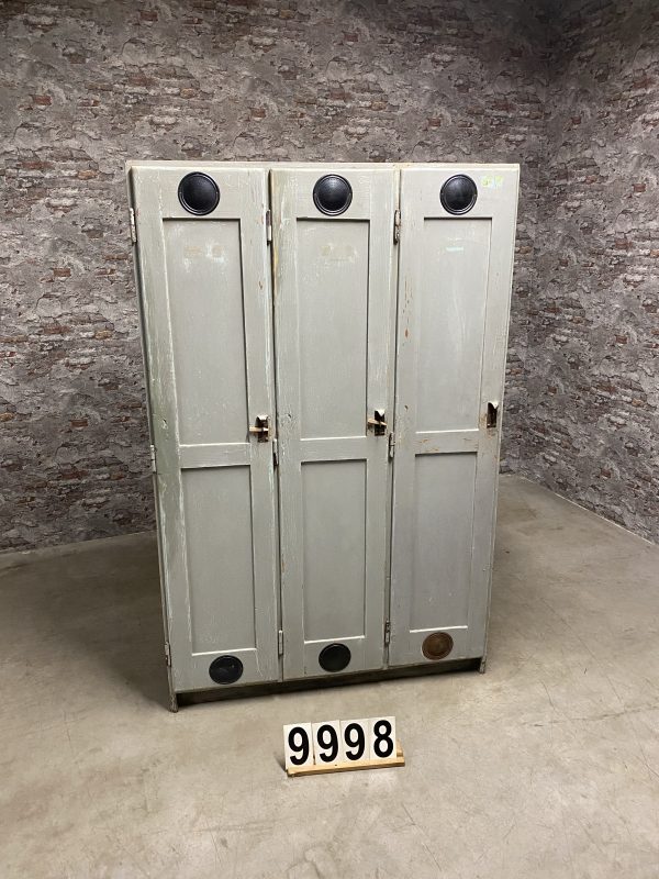 Vintage locker cabinet | 3 doors cabinet 9998