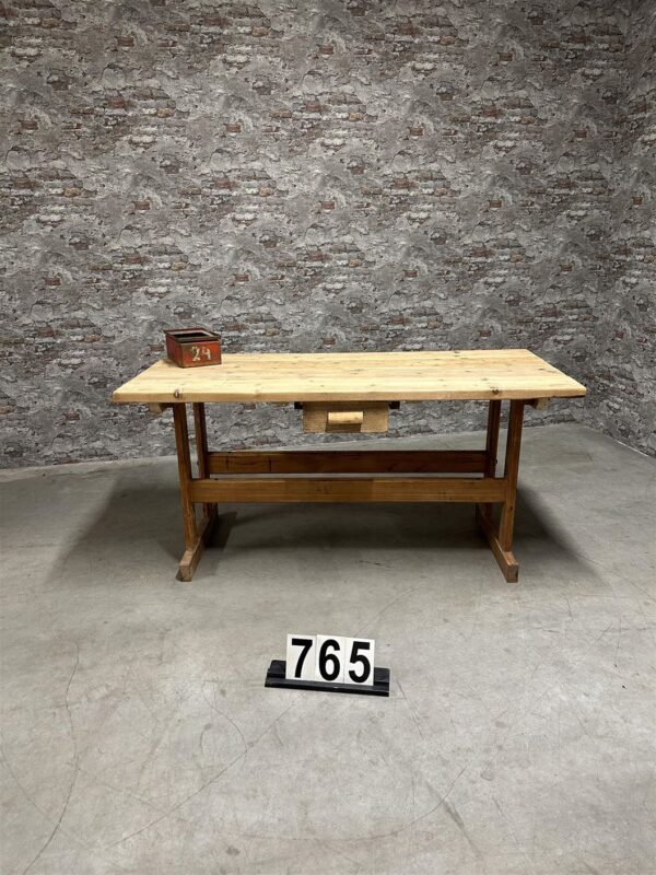 Vintage wooden workbench | table | sidetable 765