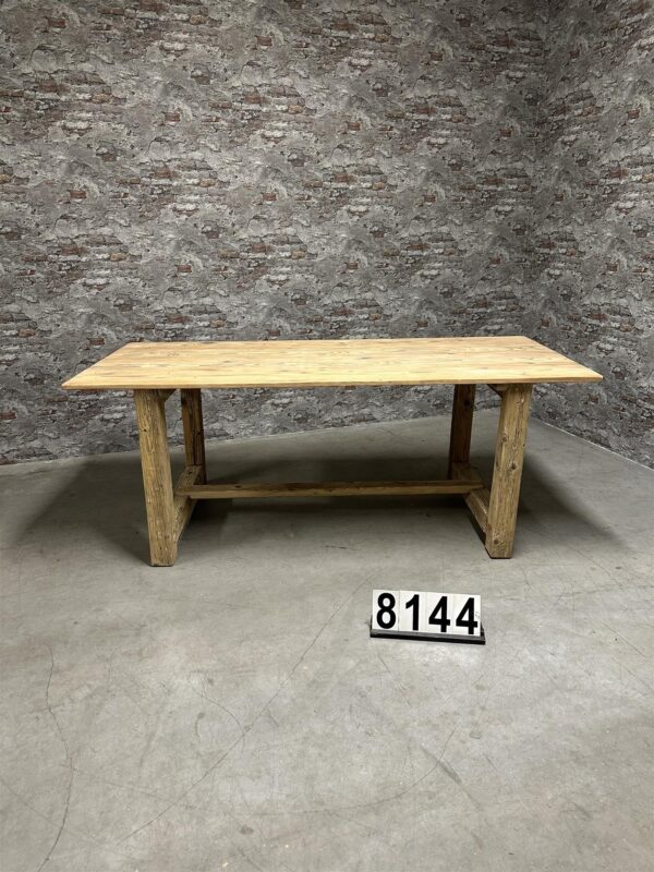 Antique pine table | dining table 8144