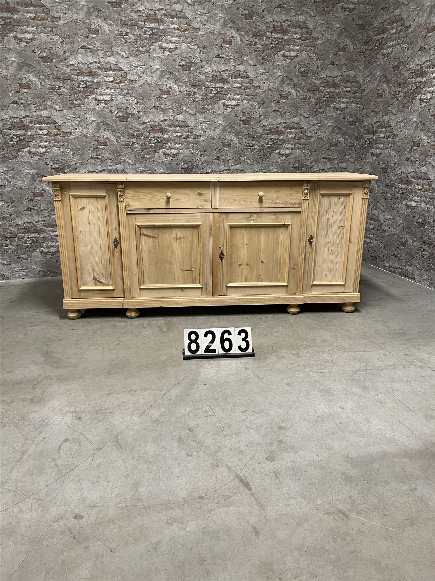 Antique pine sideboard 8263