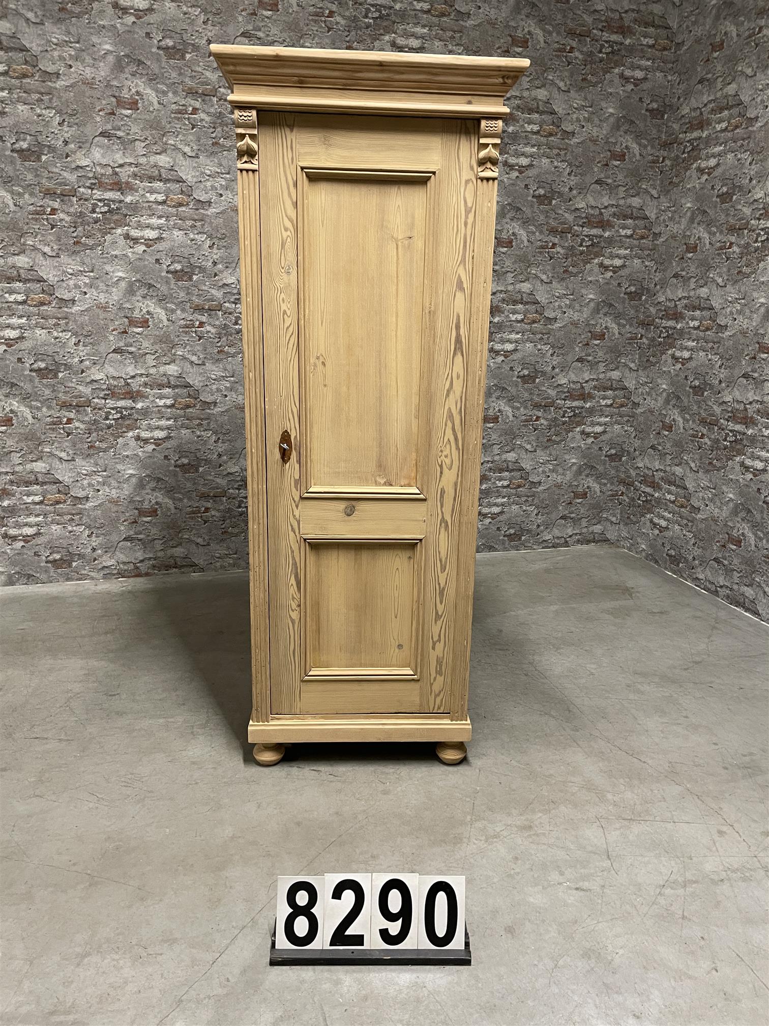 Antique pine cabinet 8290