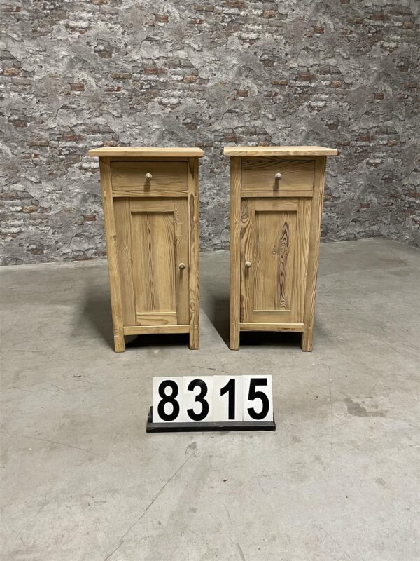 Antique pine nightstands 8315