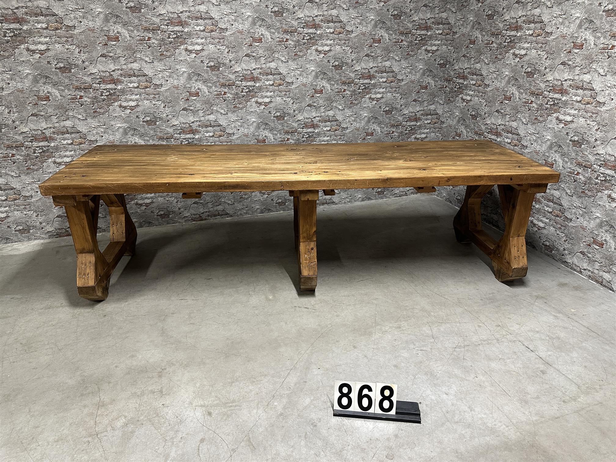 industriële vintage tafel | eettafel 290×90 nr.868