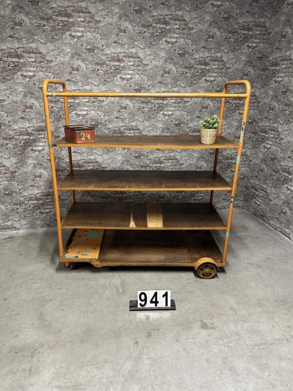 Industrial original vintage rack 159 x 83 nr.941