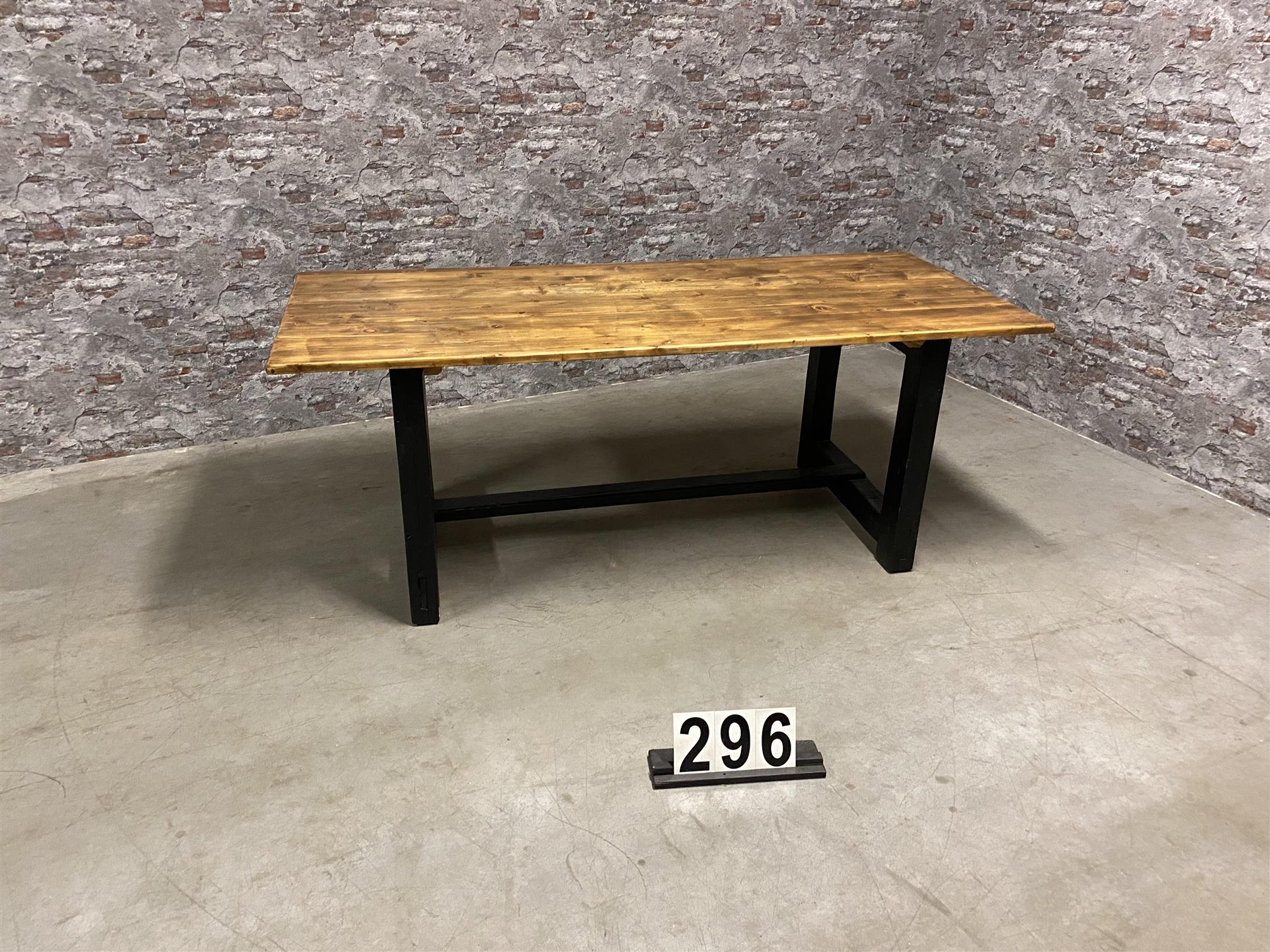 industrial wooden table 200×86 nr.296