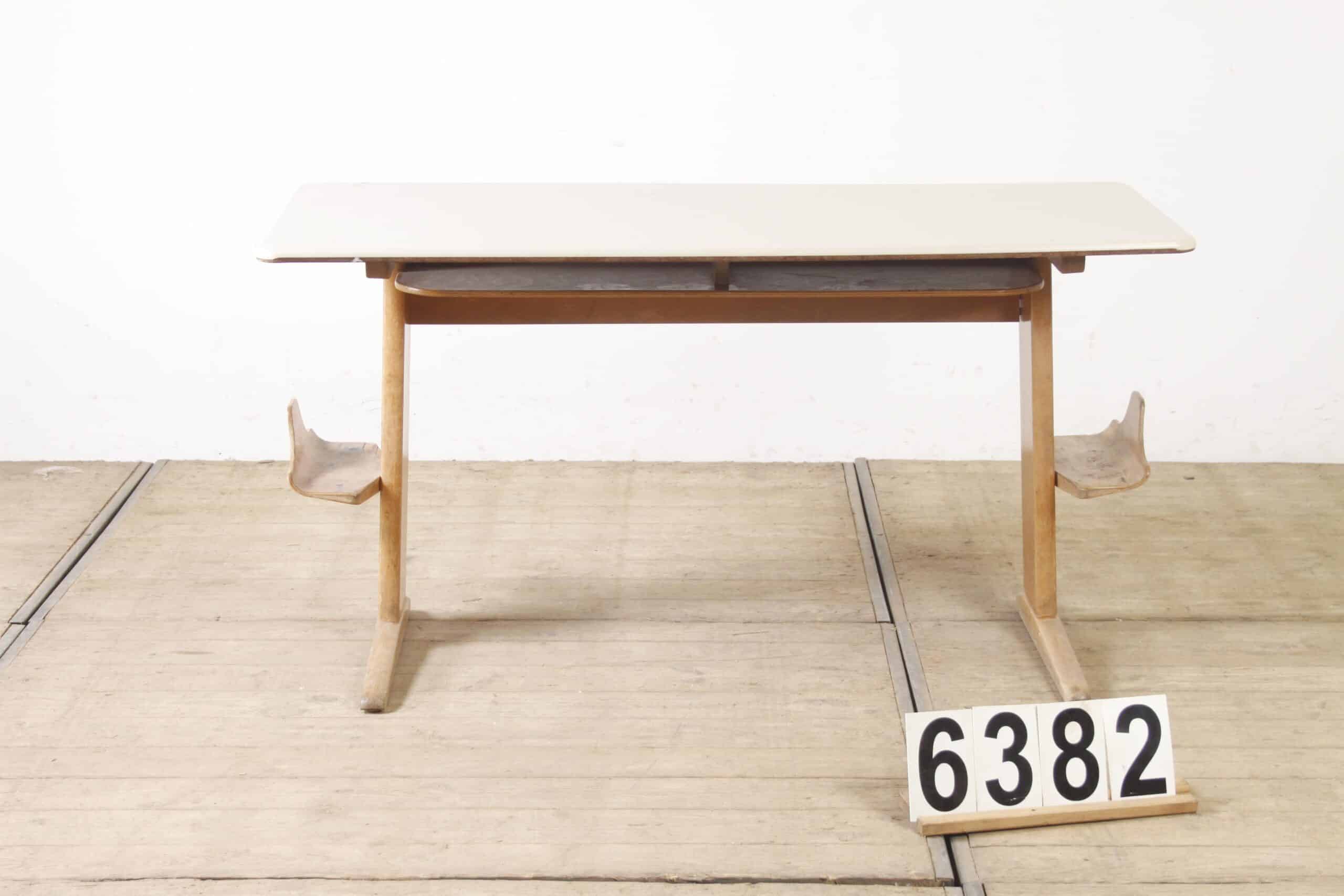 Original vintage school desk 130×50 nr.6382