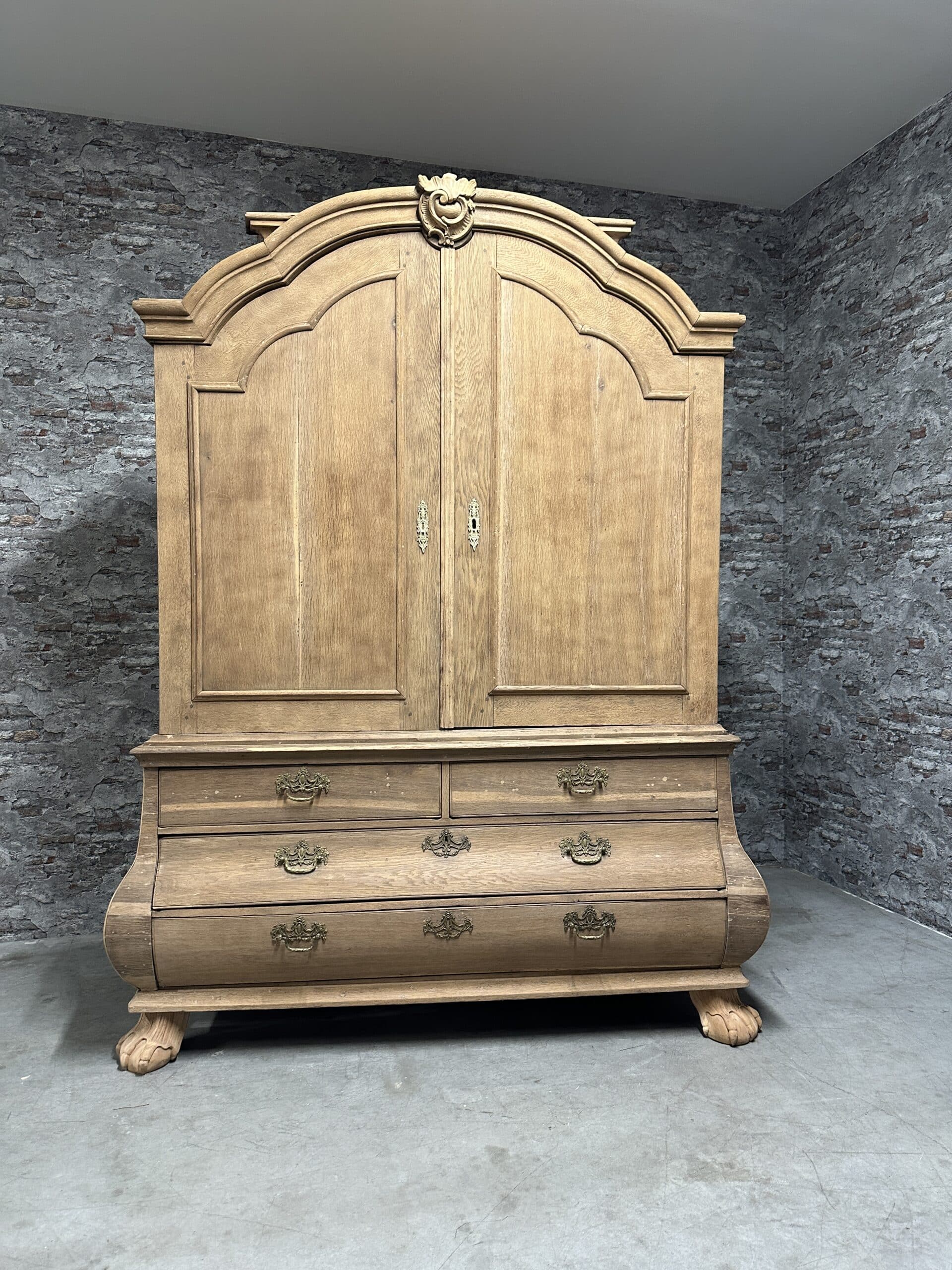 Antique oak cabinet