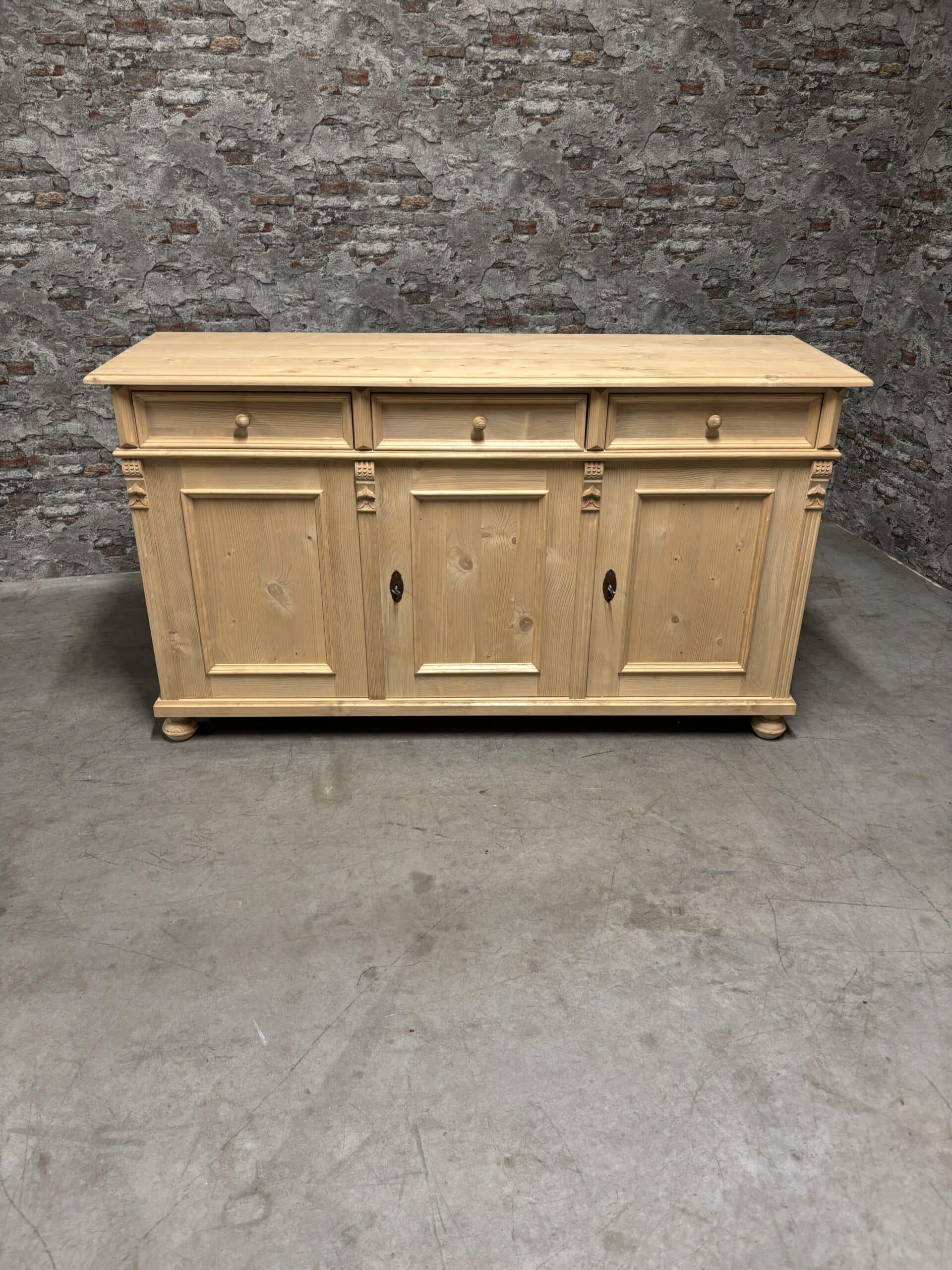 Antique pine dresser | sideboard 160×50 nr.8420