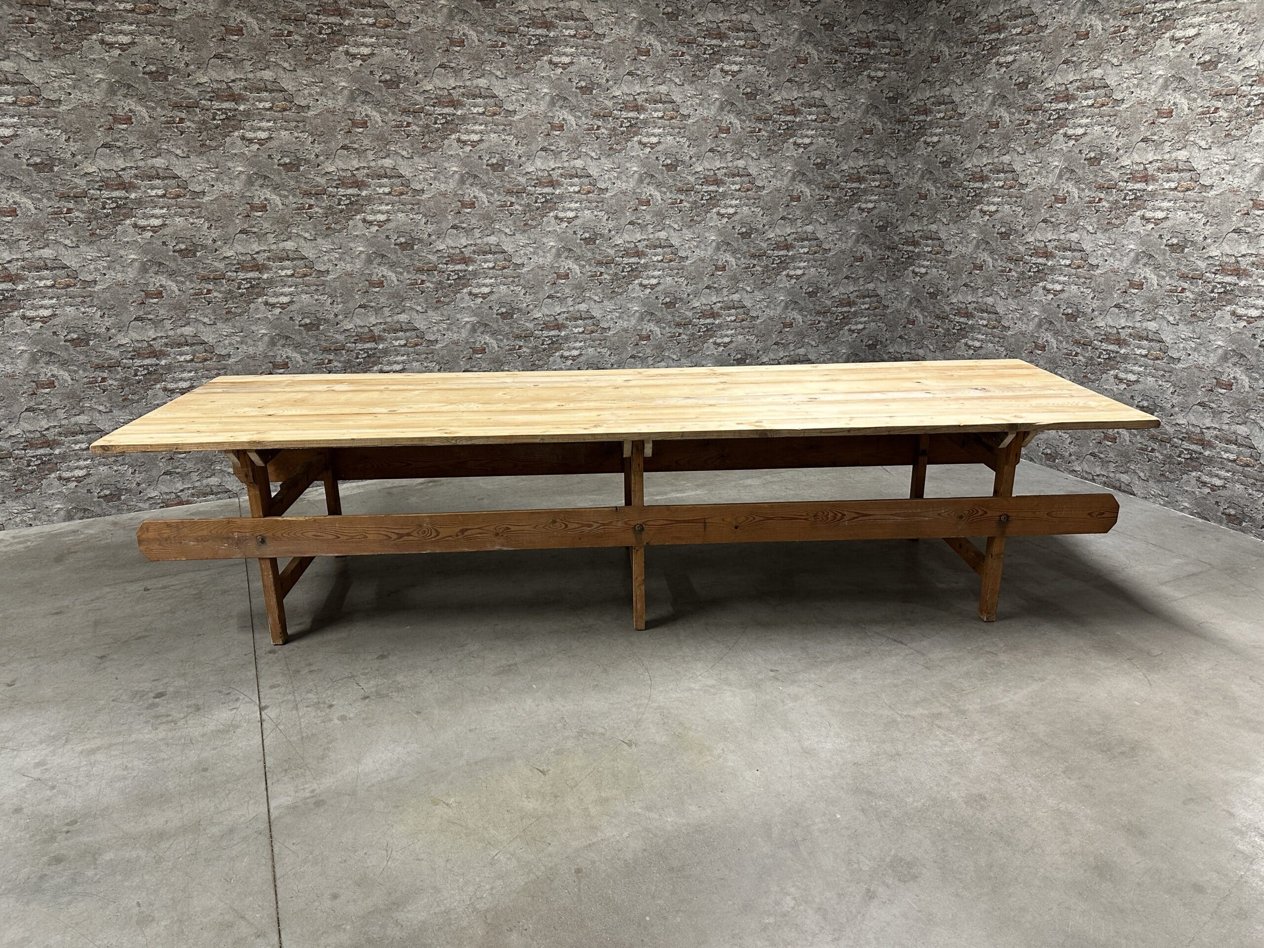 Original wooden fabric table 358×108 nr.1034