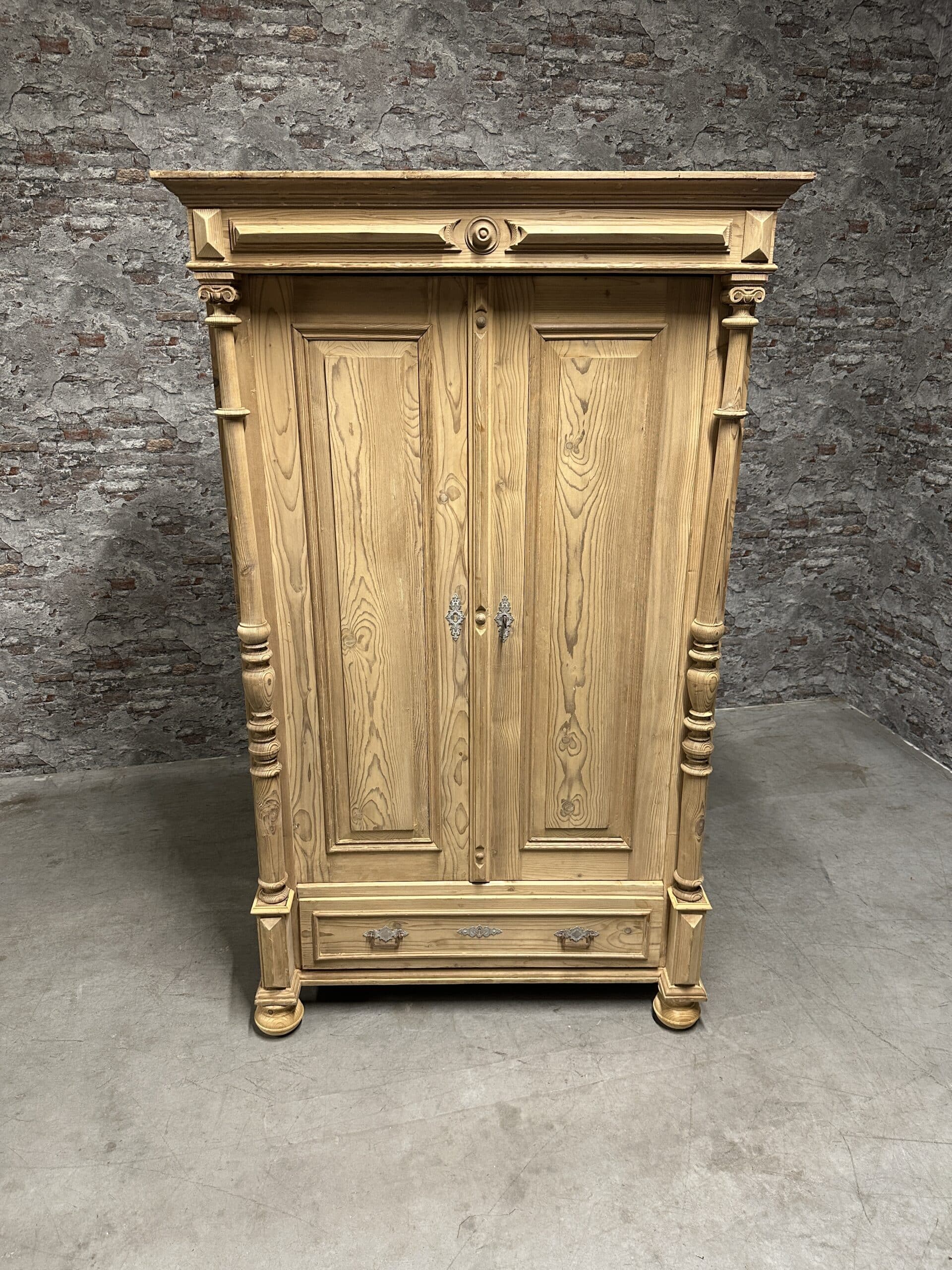 Antique pine cabinet